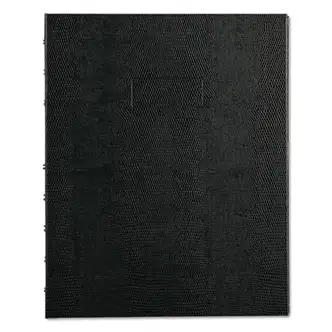 NotePro Notebook, 1-Subject, Narrow Rule, Black Cover, (75) 9.25 x 7.25 Sheets