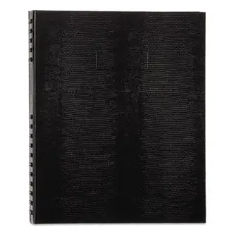 NotePro Notebook, 1-Subject, Medium/College Rule, Black Cover, (100) 11 x 8.5 Sheets