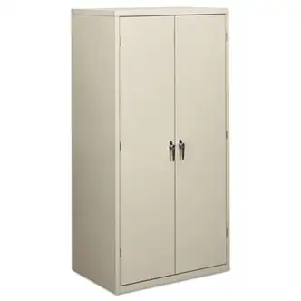 Assembled Storage Cabinet, 36w x 24.25d x 71.75h, Light Gray