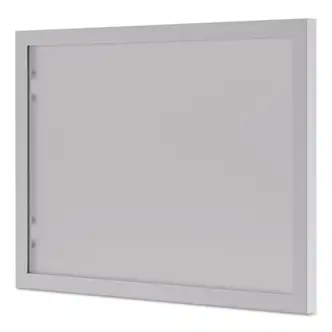 BL Series Hutch Doors, Glass, 13.25w x 17.38h, Silver/Frosted