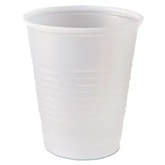 RK Ribbed Cold Drink Cups, 5 oz, Clear, 100/Bag, 25 Bags/Carton