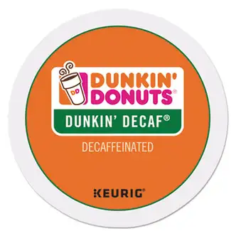 K-Cup Pods, Dunkin' Decaf, 24/Box