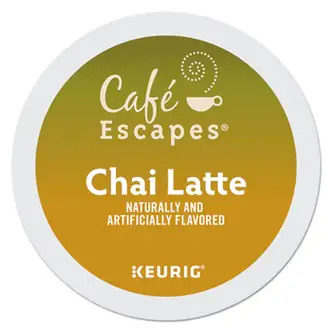 Cafe Escapes Chai Latte K-Cups, 96/Carton
