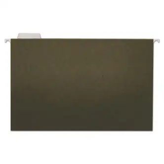 Hanging File Folders, Legal Size, 1/5-Cut Tabs, Standard Green, 25/Box
