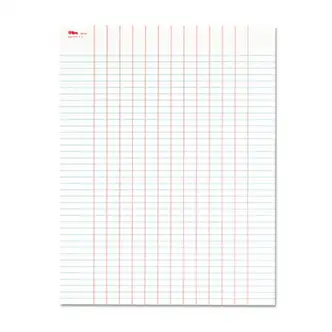 Data Pad with Plain Column Headings, Data/Lab-Record Format, 13 Columns, 8.5 x 11, White, 50 Sheets