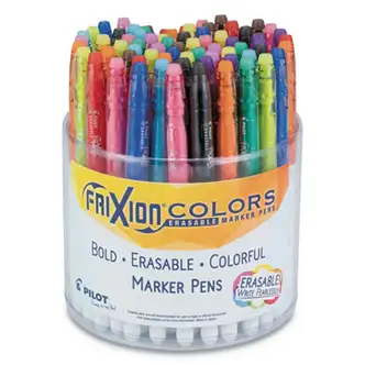 FriXion Colors Erasable Porous Point Pen, Stick, Bold 2.5 mm, 12 Assorted Ink and Barrel Colors, 72/Pack