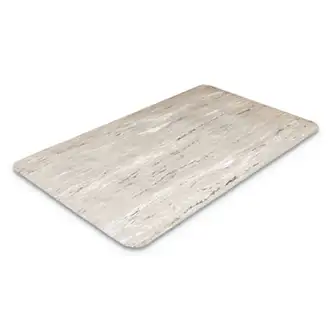 Cushion-Step Marbleized Rubber Mat, 36 x 72, Gray
