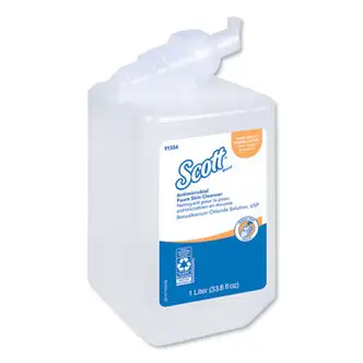 Antimicrobial Foam Skin Cleanser, Fresh Scent, 1,000 mL Bottle, 6/Carton
