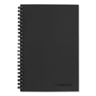 Wirebound Guided QuickNotes Notebook, 1-Subject, List-Management Format, Dark Gray Cover, (80) 8 x 5 Sheets