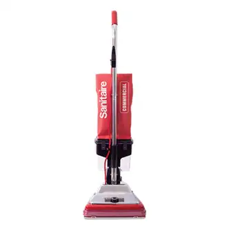 TRADITION Upright Vacuum SC887B, 12" Cleaning Path, Red