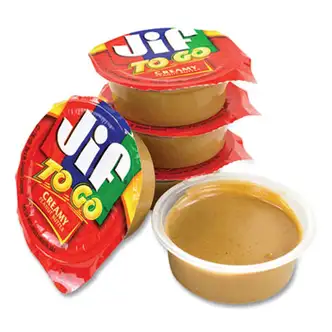 Spreads, Creamy Peanut Butter, 1.5 oz Cup, 36 Cups/Box, Ships in 1-3 Business Days