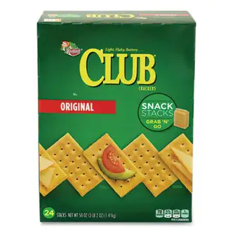 Original Club Crackers Snack Stacks, 50 oz Box, Ships in 1-3 Business Days