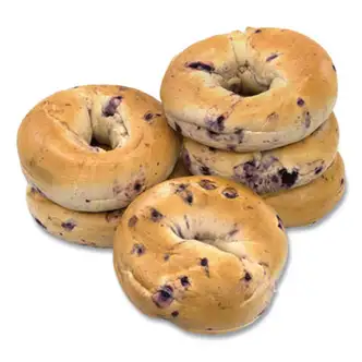 Fresh Blueberry Bagels, 6/Pack, Ships in 1-3 Business Days