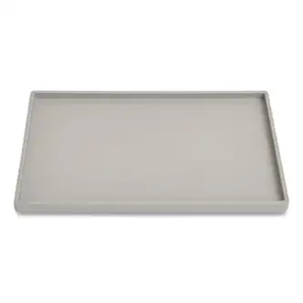 Slim Stackable Plastic Mail and Supplies Tray, 1 Section, #6 1/4 to #16 Envelopes, 6.85 x 9.88 x 0.47, Gray