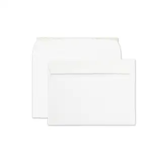 Open-Side Booklet Envelope, #10 1/2, Cheese Blade Flap, Redi-Strip Adhesive Closure, 9 x 12, White, 100/Box