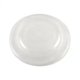 PLA Lids for Fiber Bowls, 7.5" Diameter x 1"h, Clear, Plastic, 300/Carton