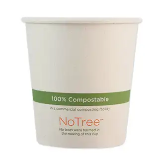 NoTree Paper Hot Cups, 10 oz, Natural, 1,000/Carton