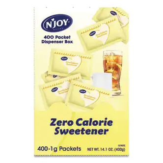 Yellow Sucralose Zero Calorie Sweetener Packets, 0.04 oz Packet, 400 Packets/Box