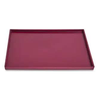 Slim Stackable Plastic Tray, 6.85 x 9.88 x 0.47, Purple