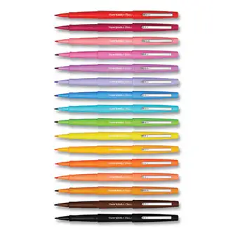 Flair Scented Felt Tip Porous Point Pen, Sunday Brunch Scents, Stick, Medium 0.7 mm, Assorted Ink and Barrel Colors, 16/Pack