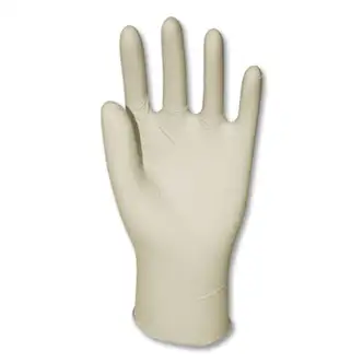 Latex General-Purpose Gloves, Powder-Free, Large, Natural, 1,000/Carton