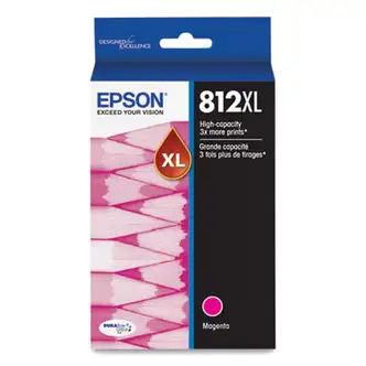 T812XL320-S (T812XL) DURABrite Ultra High-Yield Ink, 1,100 Page-Yield, Magenta