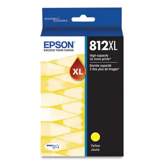 T812XL420-S (T812XL) DURABrite Ultra High-Yield Ink, 1,100 Page-Yield, Yellow