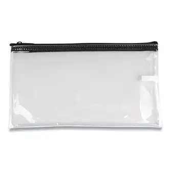 Multipurpose Zipper Bags, Vinyl, 11 x 6, Clear