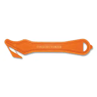 Excel Plus Safety Cutter, 7"  Plastic Handle, Orange, 10/Box