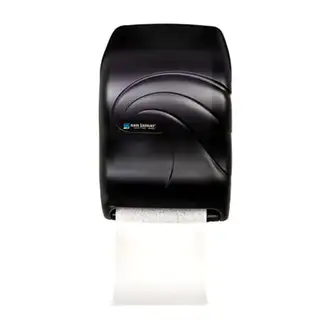 Electronic Touchless Roll Towel Dispenser, 11.75 x 9 x 15.5, Black Pearl