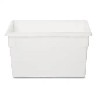 Food/Tote Boxes, 21.5 gal, 26 x 18 x 15, White, Plastic