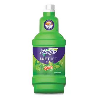 WetJet System Cleaning-Solution Refill, Original Scent, 1.25 L Bottle, 4/Carton
