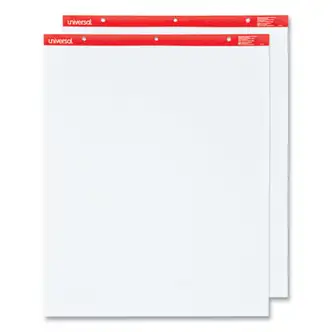 Easel Pads/Flip Charts, Unruled, 27 x 34, White, 50 Sheets, 2/Carton