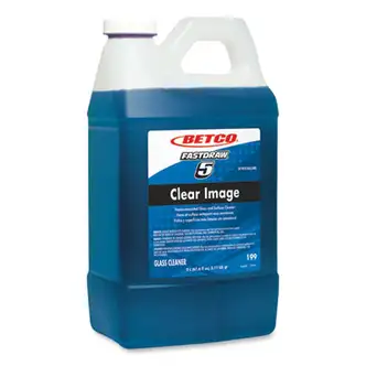 Clear Image Glass and Surface Cleaner, Rain Fresh Scent, 67.6 oz Bottle, 4/Carton