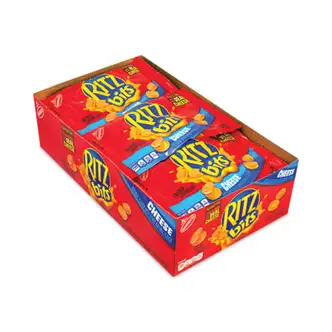 Ritz Bits Cheese Sandwich Crackers, 1 oz Pouch, 48 Pouches/Carton, Ships in 1-3 Business Days
