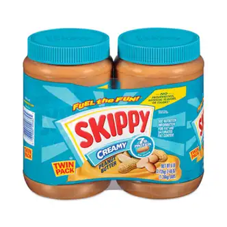 Creamy Peanut Butter, 48 oz Jar, 2/Pack, Ships in 1-3 Business Days