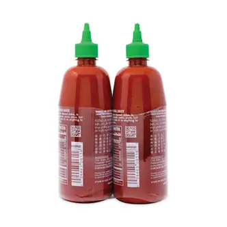 Sriracha Hot Chili Sauce, 28 oz Bottle, 2/Pack, Ships in 1-3 Business Days