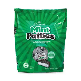 Mint Patties,175 Individually Wrapped, 3 lb Bag, Ships in 1-3 Business Days