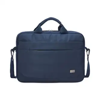 Advantage Laptop Attache, Fits Devices Up to 14", Polyester, 14.6 x 2.8 x 13, Dark Blue