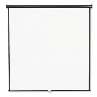 Wall or Ceiling Projection Screen, 84 x 84, White Matte Finish