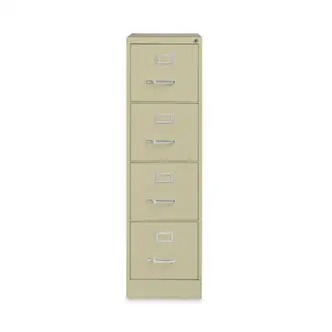 Vertical Letter File Cabinet, 4 Letter-Size File Drawers, Putty, 15 x 26.5 x 52
