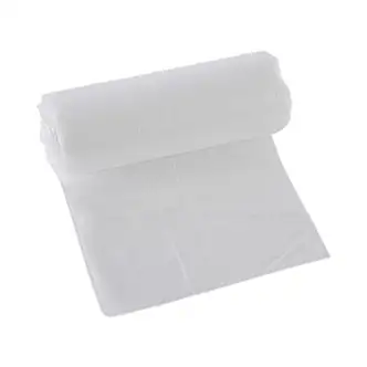 High-Density Can Liners, 16 gal, 6 mic, 24" x 33", Natural, 50 Bags/Roll, 20 Rolls/Carton