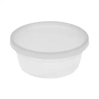 Newspring DELItainer Microwavable Container, 8 oz, 1.13 x 2.8 x 1.33, Clear, Plastic, 240/Carton