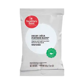 Premeasured Coffee Packs, Decaf Portside Blend, 2.6 oz Packet, 72/Carton