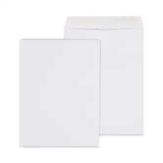Peel Seal Strip Catalog Envelope, #10 1/2, Square Flap, Self-Adhesive Closure, 9 x 12, White, 100/Box
