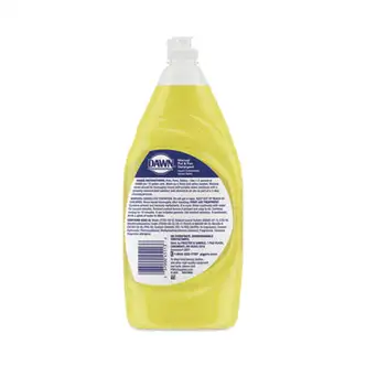 Manual Pot/Pan Dish Detergent, Lemon, 38 oz Bottle, 8/Carton