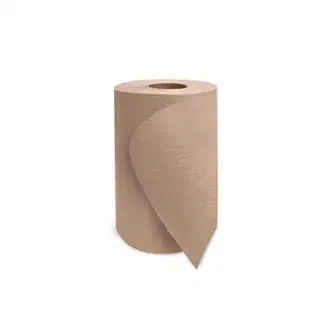Morsoft Universal Roll Towels, 1-Ply, 7.88" x 300 ft, Brown, 12 Rolls/Carton
