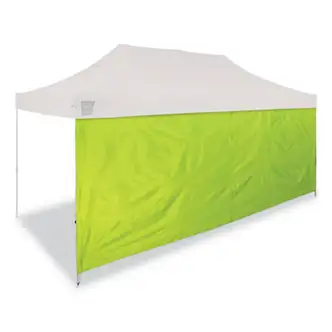 Shax 6097 Pop-Up Tent Sidewall, Single Skin, 10 ft x 10 ft, Polyester, Lime, Ships in 1-3 Business Days