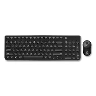 Pro Wireless Keyboard & Optical Mouse Combo, 2.4 GHz Frequency, Black