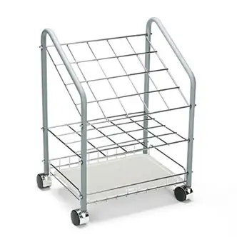 Wire Roll/Files, 20 Compartments, 18w x 12.75d x 24.5h, Gray, Ships in 1-3 Business Days